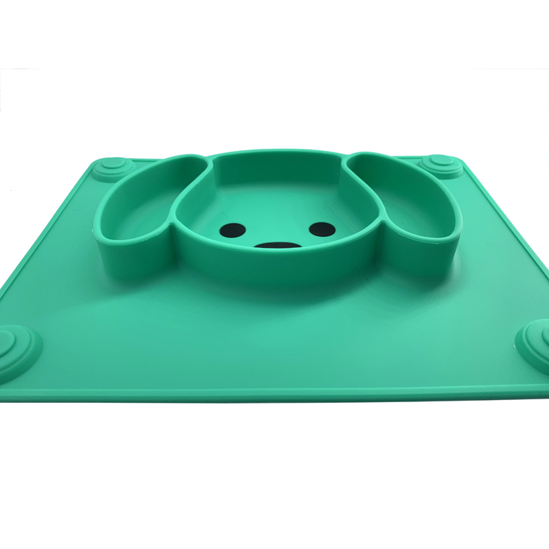 het Silicone Grip Dish Silicone baby placemat sugplatta