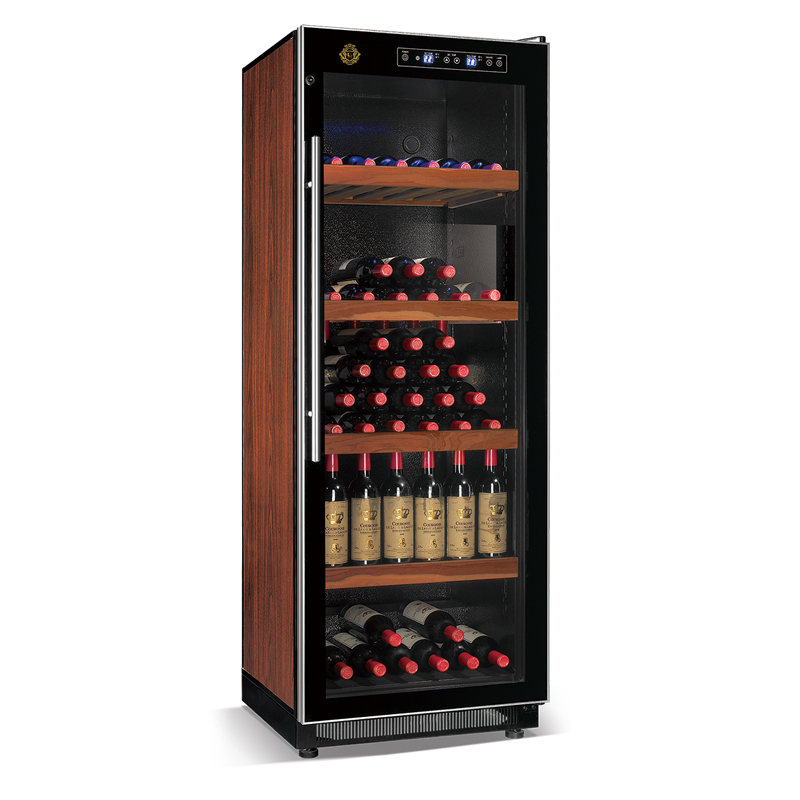 Elegant serie hög effektiv kompressor vinkylare frostfri 165W direkt kylning eller luftkylning vinkylare