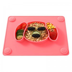 Silikon matplatta för barn Silikon babyplatta silikon placemat
