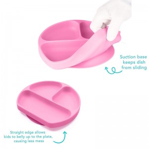 barn bordplatta Silicone Baby Plate