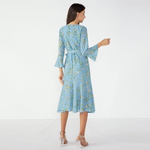 Sky Blue Fancy Dinner Tutu African Designs vinterklänning