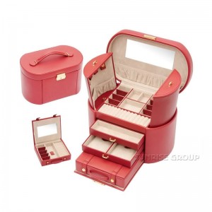 High End PU-läderförpackning presentförpackning