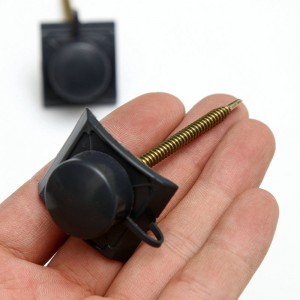 Speciella tillbehör till PVC takplåt Vattentätt skruv och lock för PVC takplattor