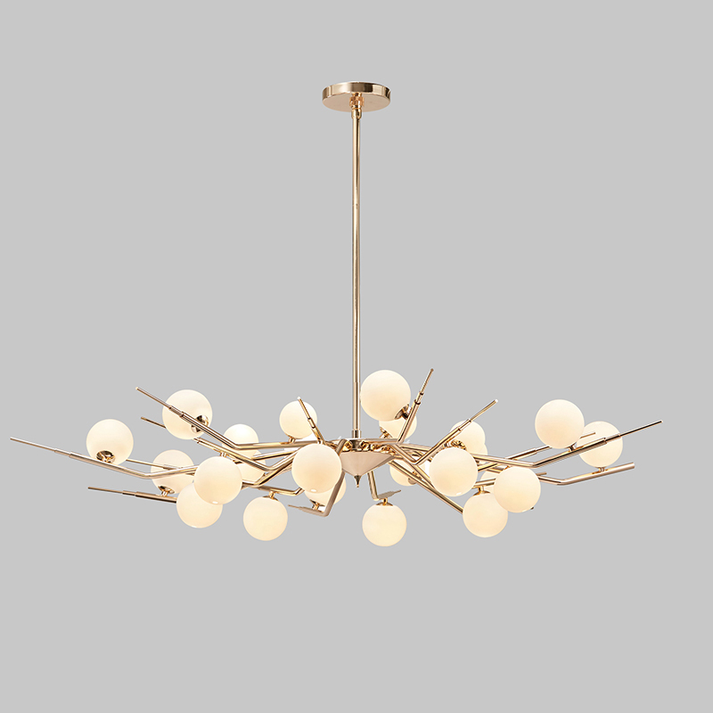 Ny Modern Metal Creative Personality Hotel Villa Chandelier Km2130