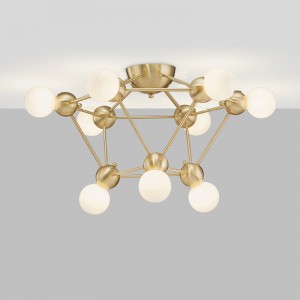 Ny Glas Enkel Konst Metall Personlighet Mode Krona Km2134