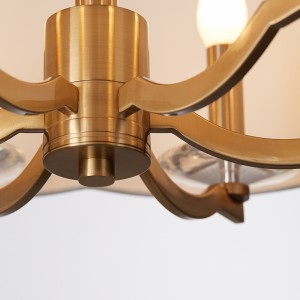 Modern Minimalistisk Rund Dekorativ Sovrum Studera Ljuskrona Km2119