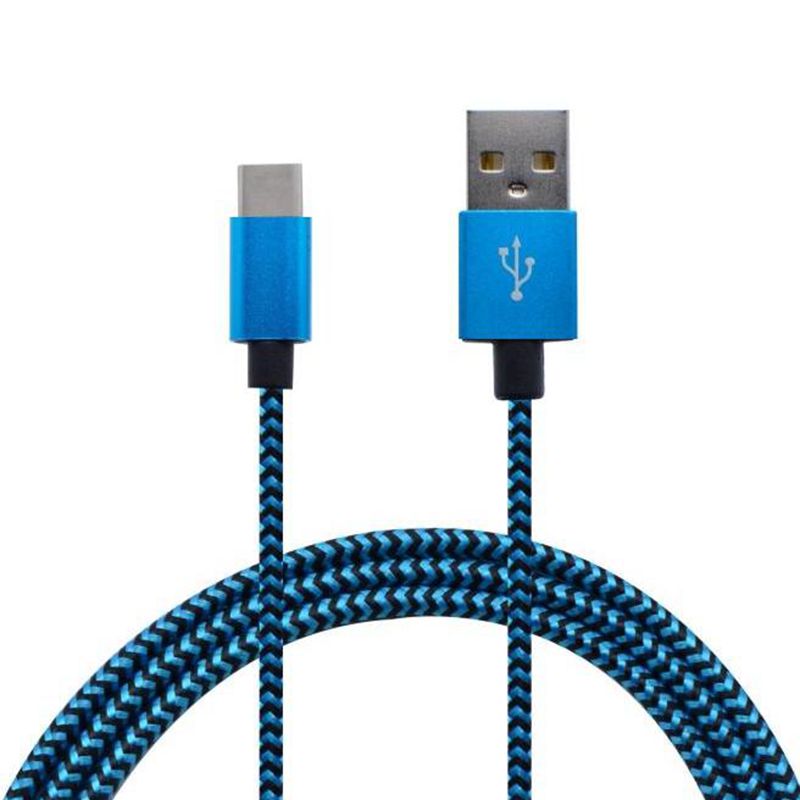 Typ-C till USB Nylon briaded datakabel