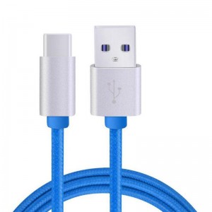 Nylon Briaded Datakabel Typ-C Till USB