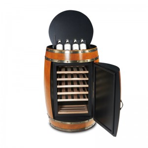 Kejsarserien miljömärk vinkylare 5-22 ℃ ek massivt träkropp