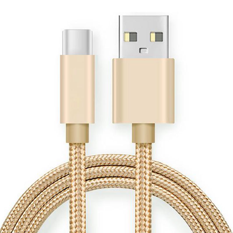 Typ-C till USB Nylon briaded kabel