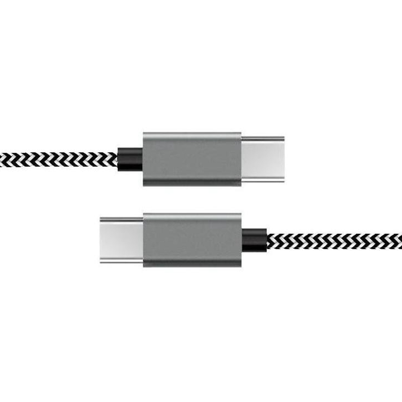 Typ-C till typ-C Nylon briaded datakabel