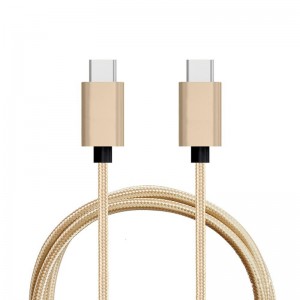 Nylon Brided Data Cable Type-C till Type-C