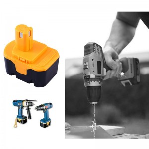 Ni-Mh 2000mAh 14.4V uppladdningsbara sladdbatterier för Ryobi 4400011, 130224010