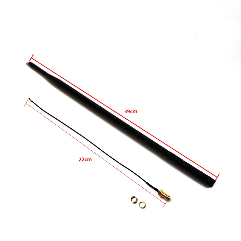 9dBi Gain 395mm 2,4 GHz WIFI Antenna Inom Omni Directionell Extern Antenn