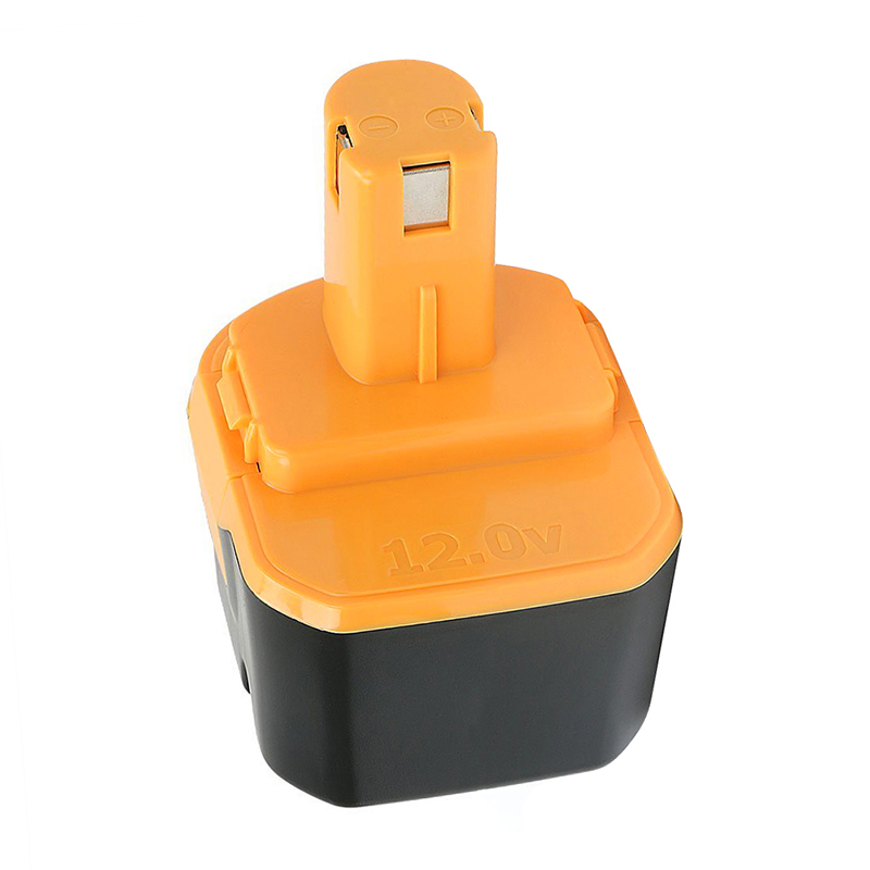 Ni-Cd 12V 2000mAh ersättning elektriska borrbatterier för Ryobi 1400652, 1400652B