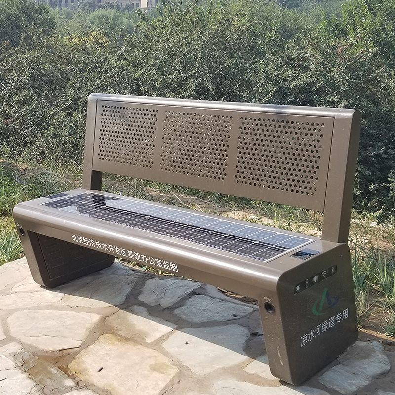 2019 New Style Smart Outdoor Furniture Bänkstol för Park