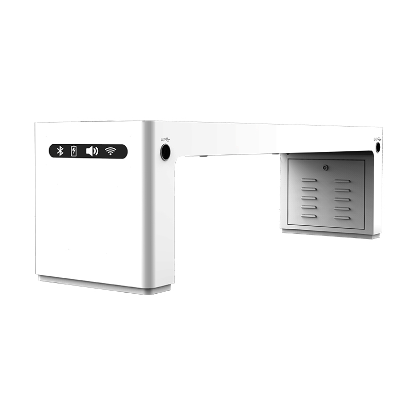 Hot Sale Outdoor Furniture USB Telefon Laddare Solar Powered Smart Metal Bench