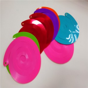 Folie Swirl Party Decorations Ballong Hängande