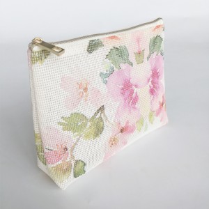 Fasion blomma utskrift kvinnor personlig kosmetisk väska