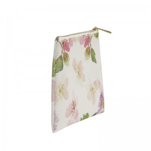 Populär och fasion PVC mesh kosmetisk väska