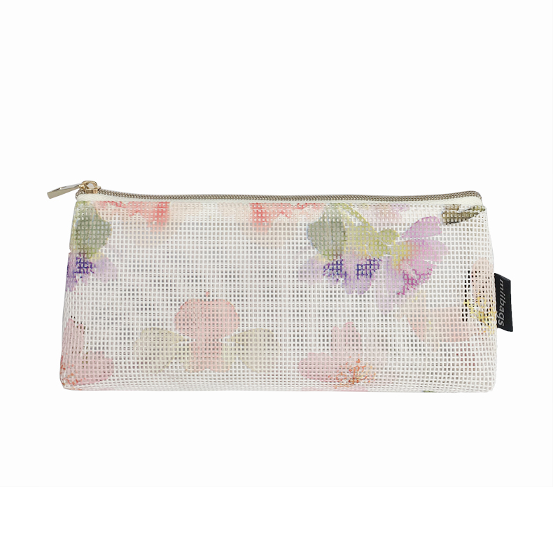 Fasion blomma tryck personlig kosmetisk väska