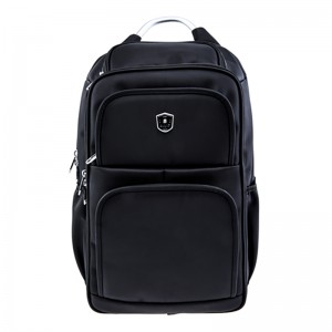 17SA-6601F Stora multifunktionsfickor Metallhandtag av högsta kvalitet oxford nylon 17 tums bärbar ryggsäck väska