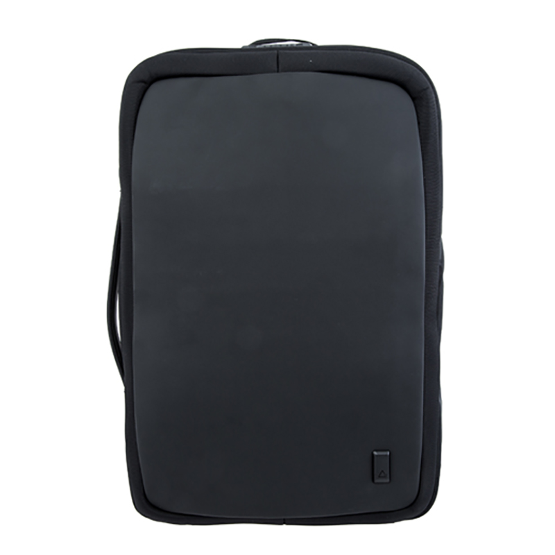 18SA-6977M vattentät PU med nylon toppkvalitet mode slim business väska antitheft bärbar dator ryggsäck