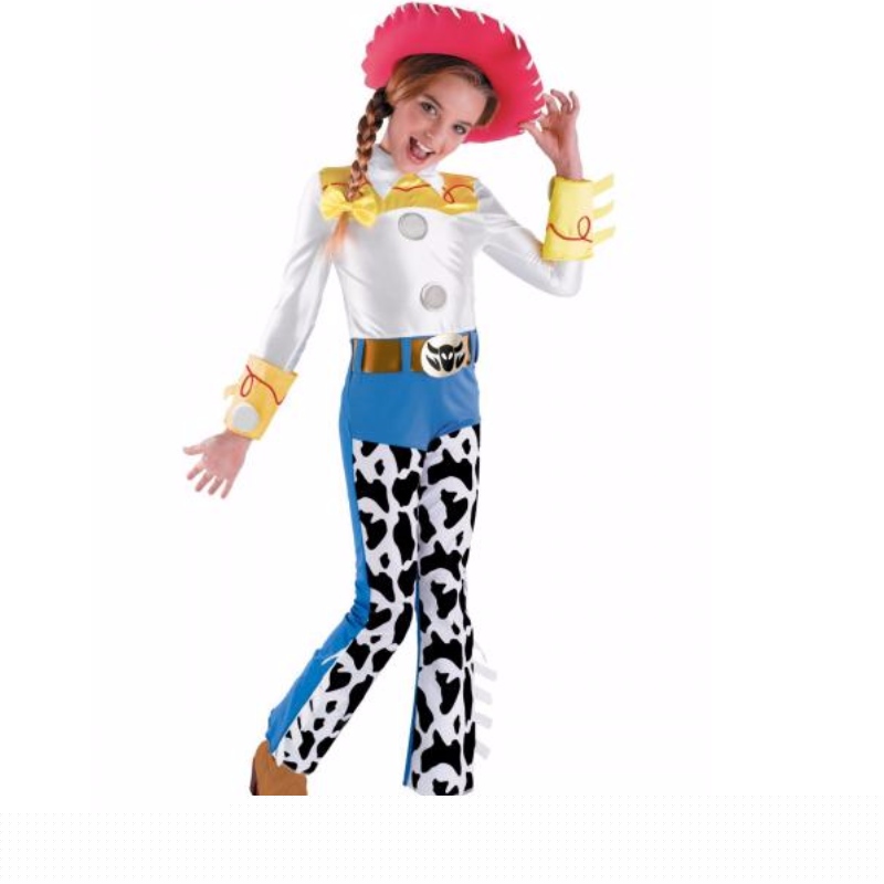 Videospel Teen Girl Halloween Kostymer Barn Toy Story Jessie etniska kläder