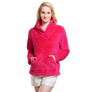 Kvinna Snuggle Fleece Hooded Sweatshirt