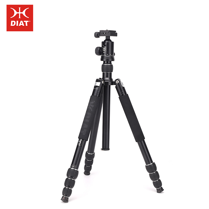 Diat AM294A KH20 Bärbar Aluminium Alloy Kamera Videokamera Stativ Flexibel Resor Digitalkamera Stativ