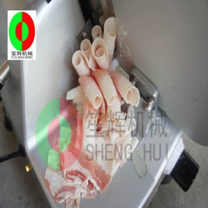 Fryst köttskivare / halvautomatisk fryst köttskivare (video) QPS-220/250/300