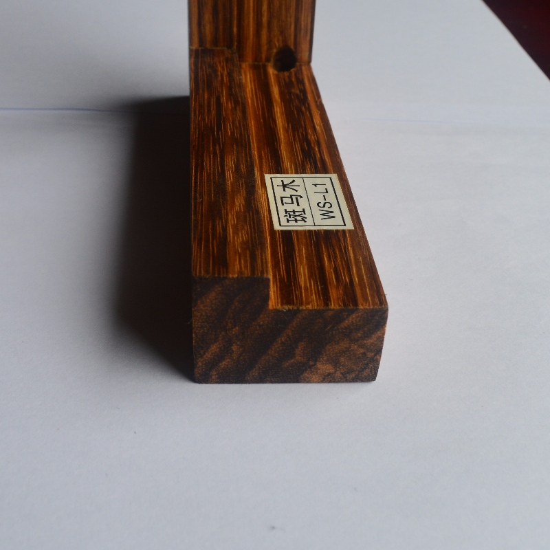 Massivt trä fotoram (Zebrawood)