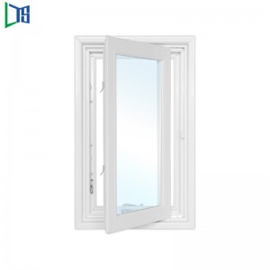 Horisontell öppningssida Hung House Casement Windows för Construction System Swing windows
