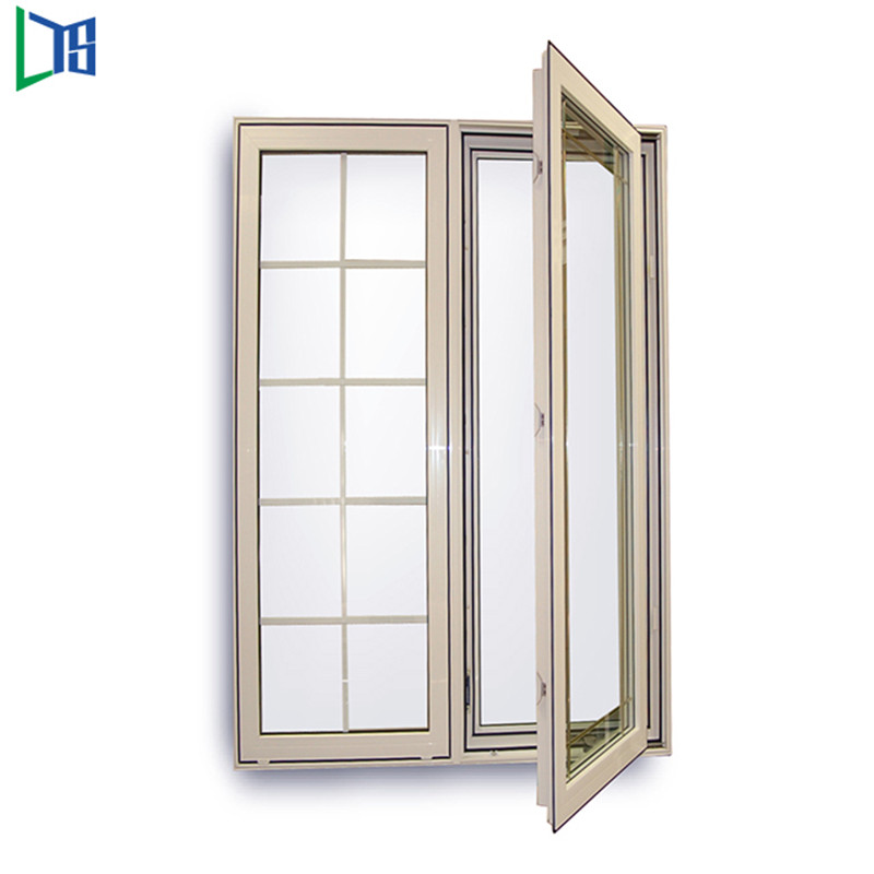 Horisontell öppningssida Hung House Casement Windows för Construction System Swing windows