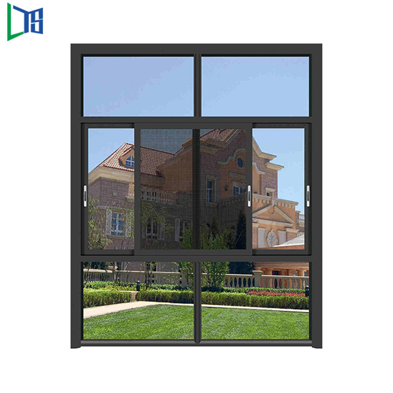 Dubbelglasad Windows Australien Standard As2047 Godkänd Aluminium Fönster Glidande Fönster Järnfönster Grill Design Anodiserad