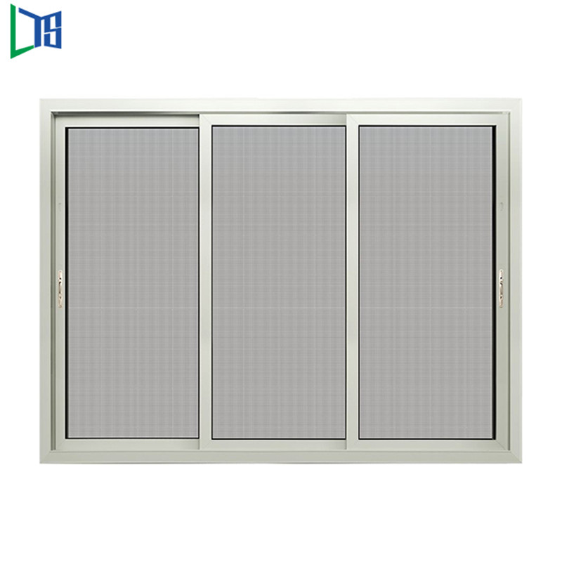 Kina Leverantör Windows och Dörrar Tillverkare Aluminium Glidande Fönster Dubbelglas eller Singelglas