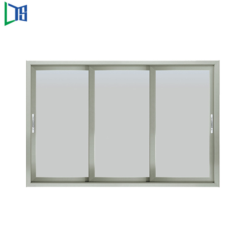 Kina Leverantör Windows och Dörrar Tillverkare Aluminium Glidande Fönster Dubbelglas eller Singelglas