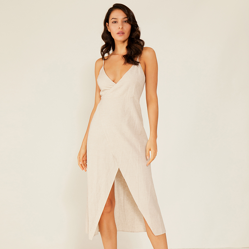 Sommarmodedesignstil Elegant Sexig Maxi-klänning Kvällsklänning för kvinnor