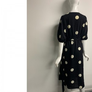 POT PRINTED DRESS TBCD0010N