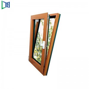 Aluminium Tilt och Vänd Windows med 2019 Ny Designad med Stål Mesh och Anodiserad Färdig