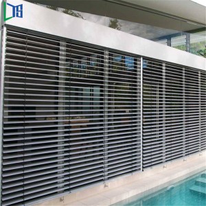 Foshan Factory Frame Round Lyx Aluminium Louver Shutter Designs Glas Louvre Window
