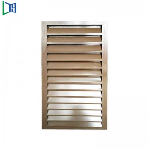 Foshan Factory Frame Round Lyx Aluminium Louver Shutter Designs Glas Louvre Window