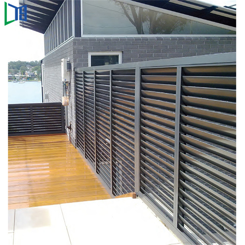 Aluminium Glass Louver Dörr Aluminium Roller Shutter Fönster och Louver Fönster Powder Coating Färdig