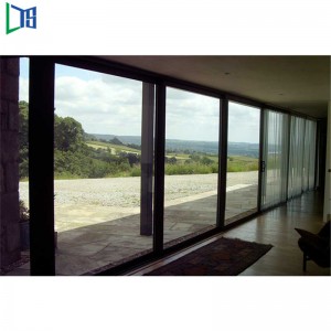 Aluminiums skyddsdörrspärrdörr med dubbelglasglass As2047 Standard för husgolv eller kommersiellt kvalitetshus