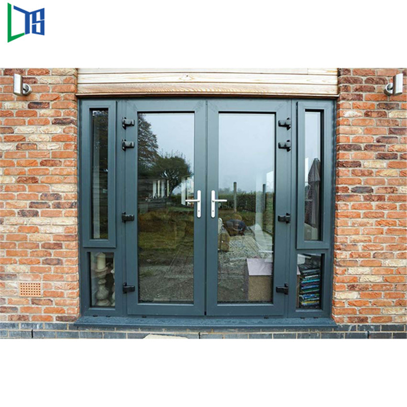 2019 Stil Aluminium Skyddsdörrar Aluminiumprofil Sound Proof Värmebeständig Kommersiell Grad