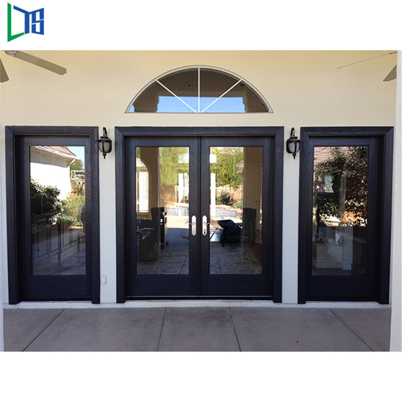 As2047 Stardard Aluminium Skydd Dörr Swing Door Powder Coating Färdig Dubbelglas
