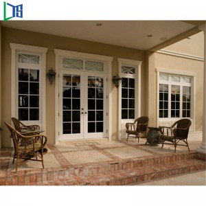 As2047 Stardard Aluminium Skydd Dörr Swing Door Powder Coating Färdig Dubbelglas