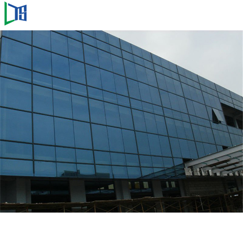 Modern Design Commerce Exteriör Strukturell Glasfasad Byggnad Aluminium Gardin Väggleverantörer