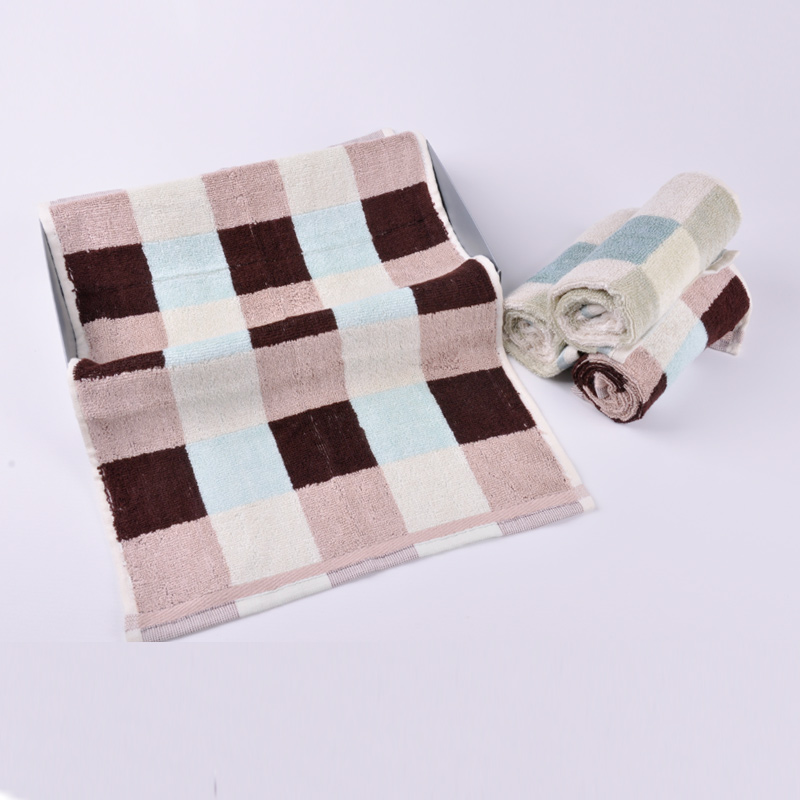 Bamboo Palid Jacquard Heminredning Handduks Set
