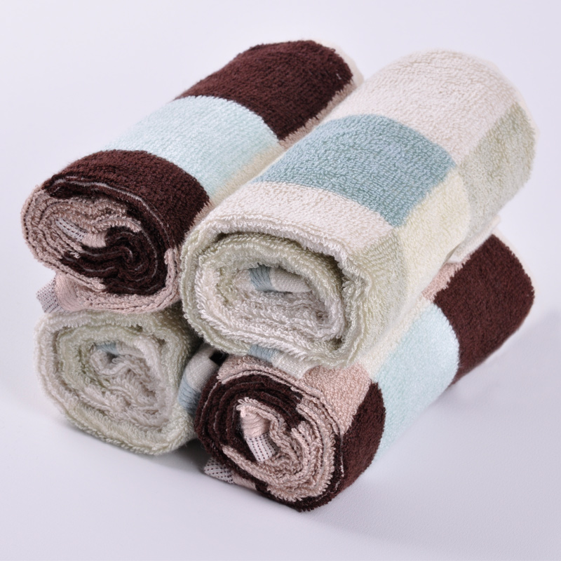 Bamboo Palid Jacquard Heminredning Handduks Set
